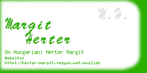 margit herter business card